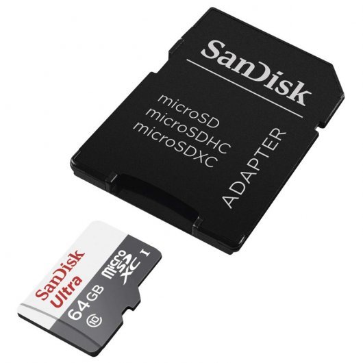 SanDisk Ultra microSDXC 64 GB con adaptador